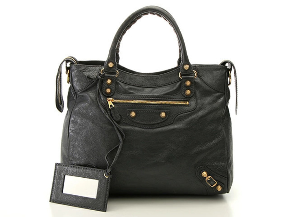 Balenciaga handbag The Giant Vero leather gray